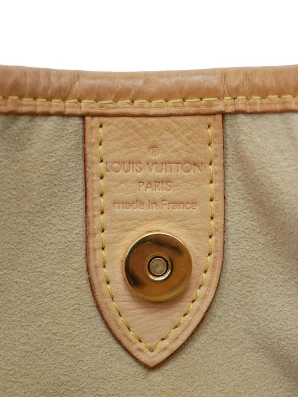 Louis Vuitton  Galliera PM Damier Azur Hobo Bag White